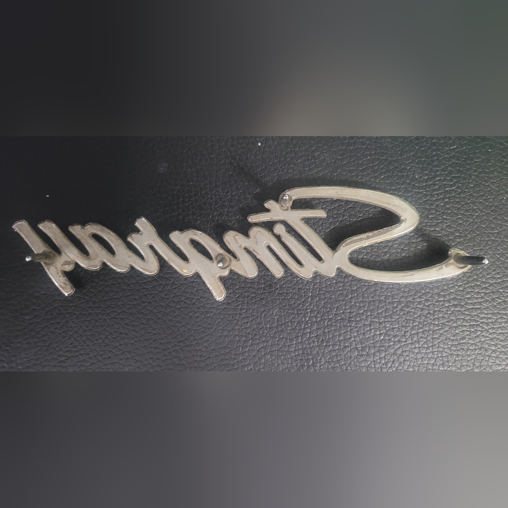 Original 1969-1976 Corvette Stingray Fender Emblem Chrome - Picture 2 of 2